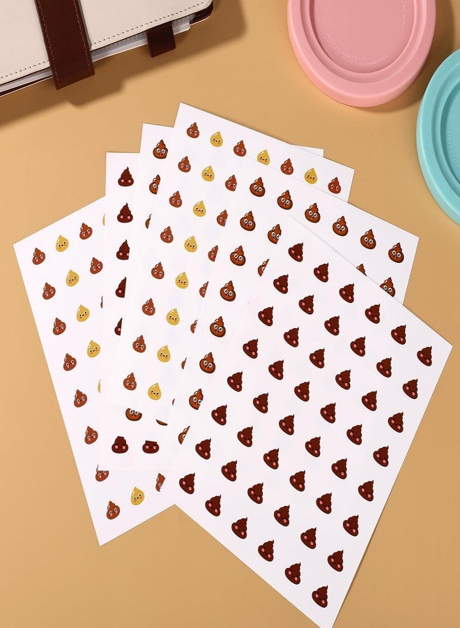 Penitue 12 Sheets Potty Training Stickers, Reusable Toilet Reveal Sticker Cute Self Adhesive Toilet Targets Early Educational Reward Supply for Children - Image 4